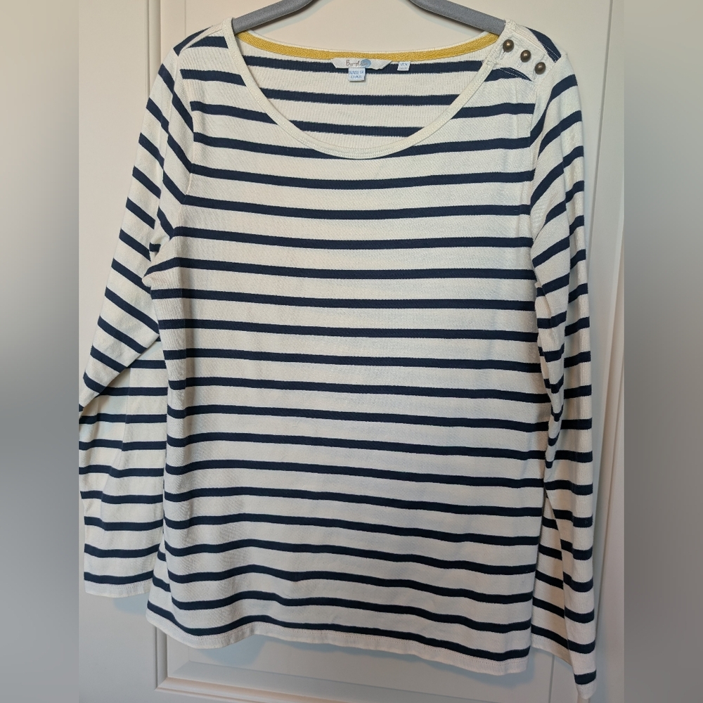Vintage Boden Breton, Navy/Ivory, VGUC, US 10